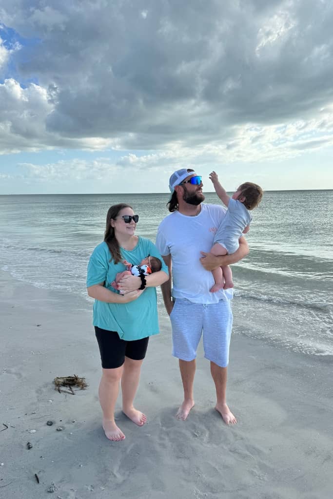 baby at the beach