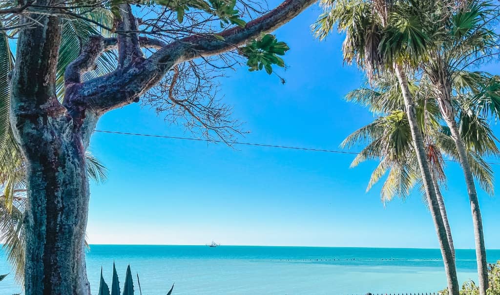 one of the beaches in key west