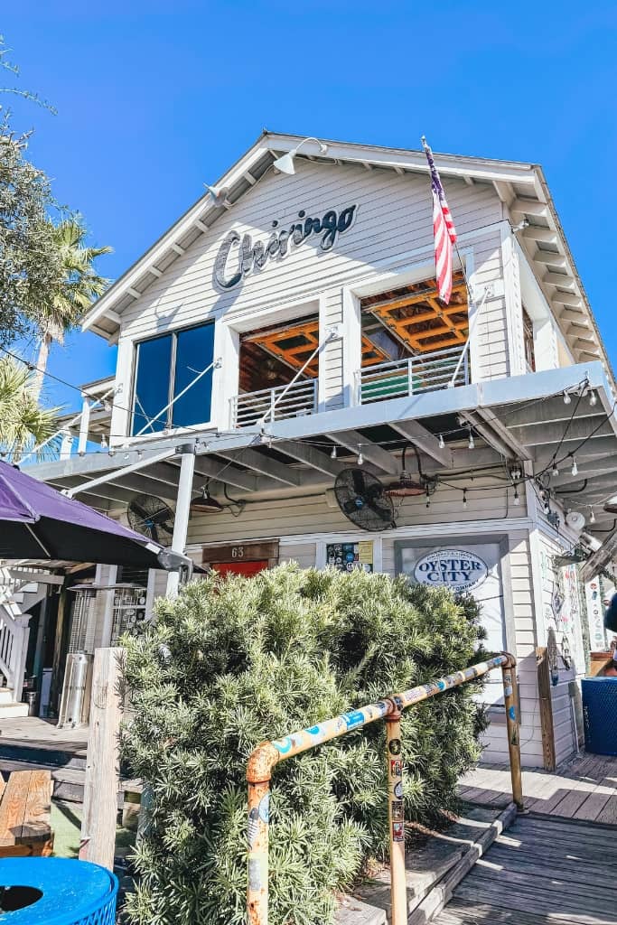 restaurant located in an old house in santa rosa beach on a sunny day